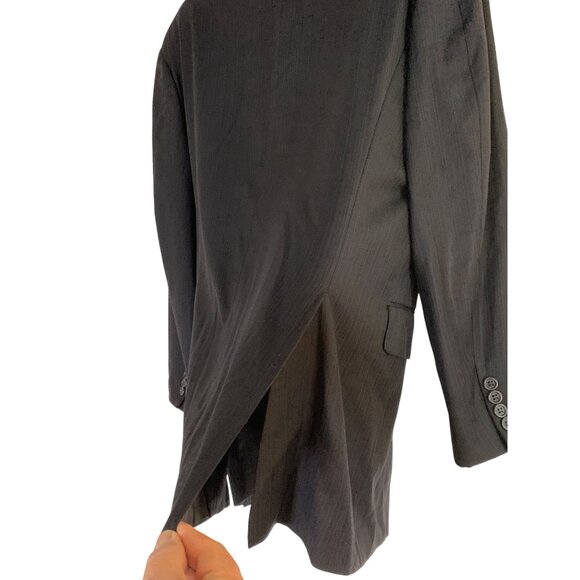 Burberry Mens 44R Blazer 3-Button Single-Breasted Wool Pinstripe USA RP10556 - Picture 6 of 16